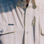 Men’s Western Pearl Snap Shirt Short Sleeve Poncho Outdoors