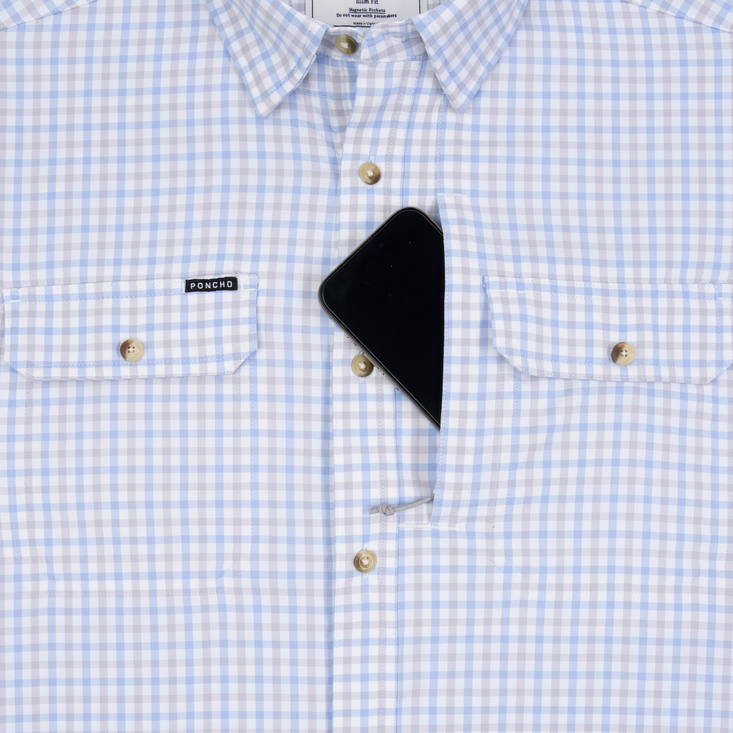 Men’s Original Shirt Long Sleeve Poncho Outdoors