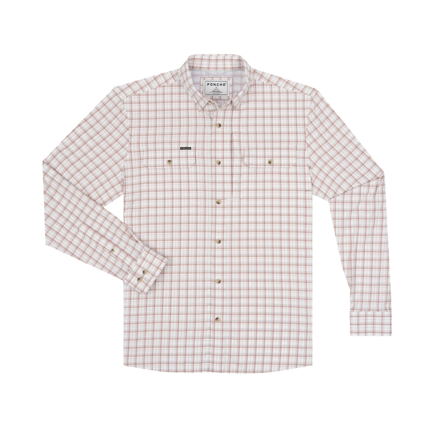 Men’s Original Shirt Long Sleeve Poncho Outdoors - THE NOSE