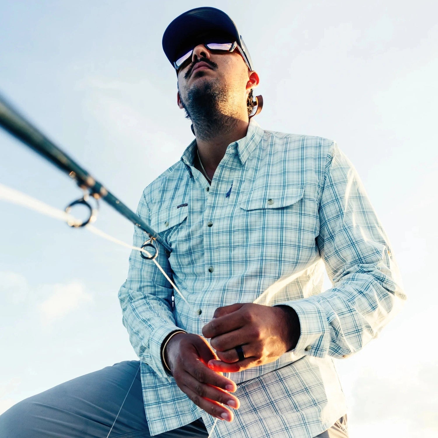 Men’s Original Shirt Long Sleeve Poncho Outdoors