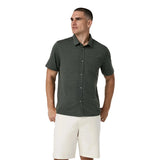 Men’s Short Sleeve Ponto Button Down Vuori - HRI RIVER ROCK
