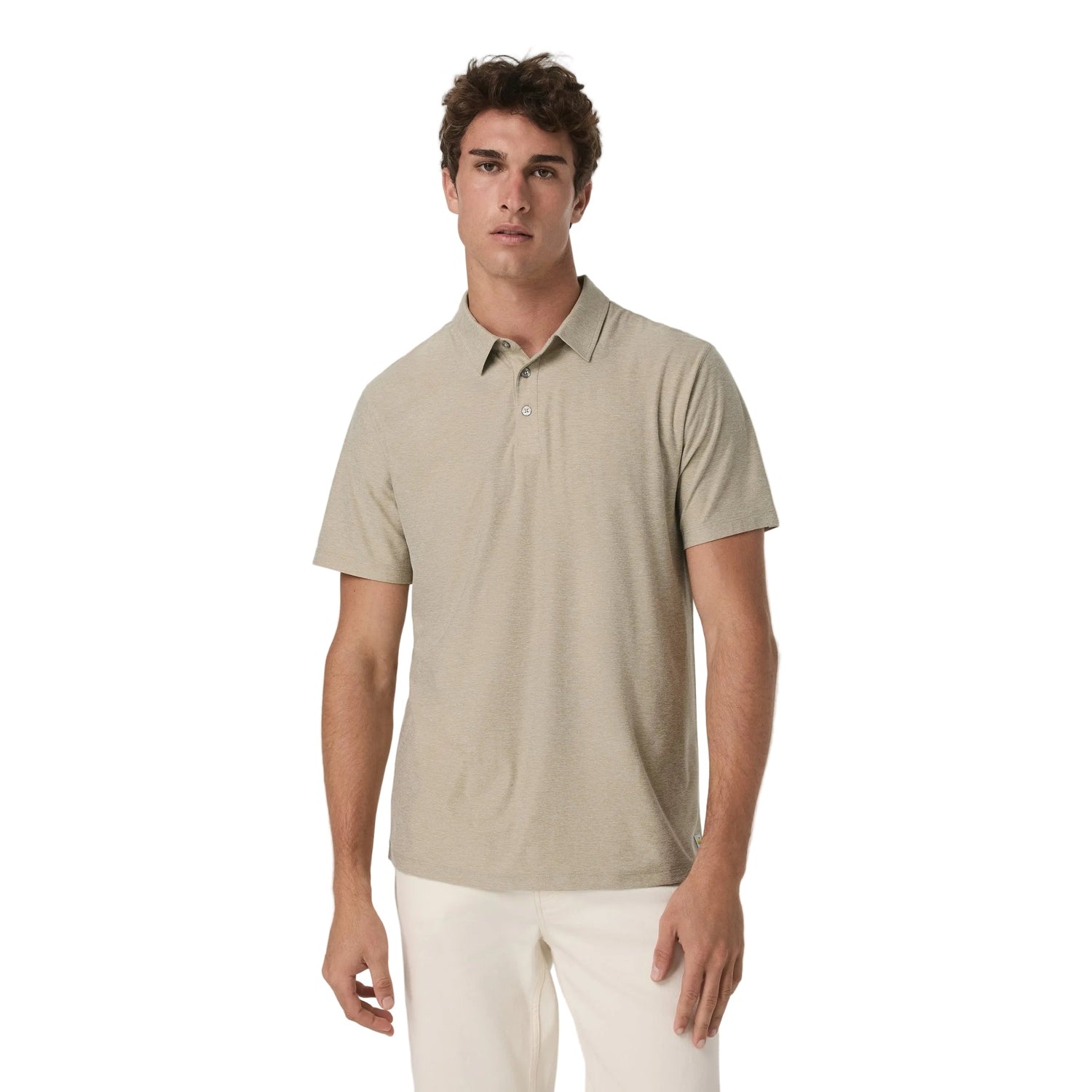 Men’s Strato Tech Polo Vuori - HTF TRUFFLE HEATHER / S