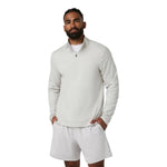 Men’s Ponto Half Zip Mock Neck Vuori - HST SALT HEATHER / M