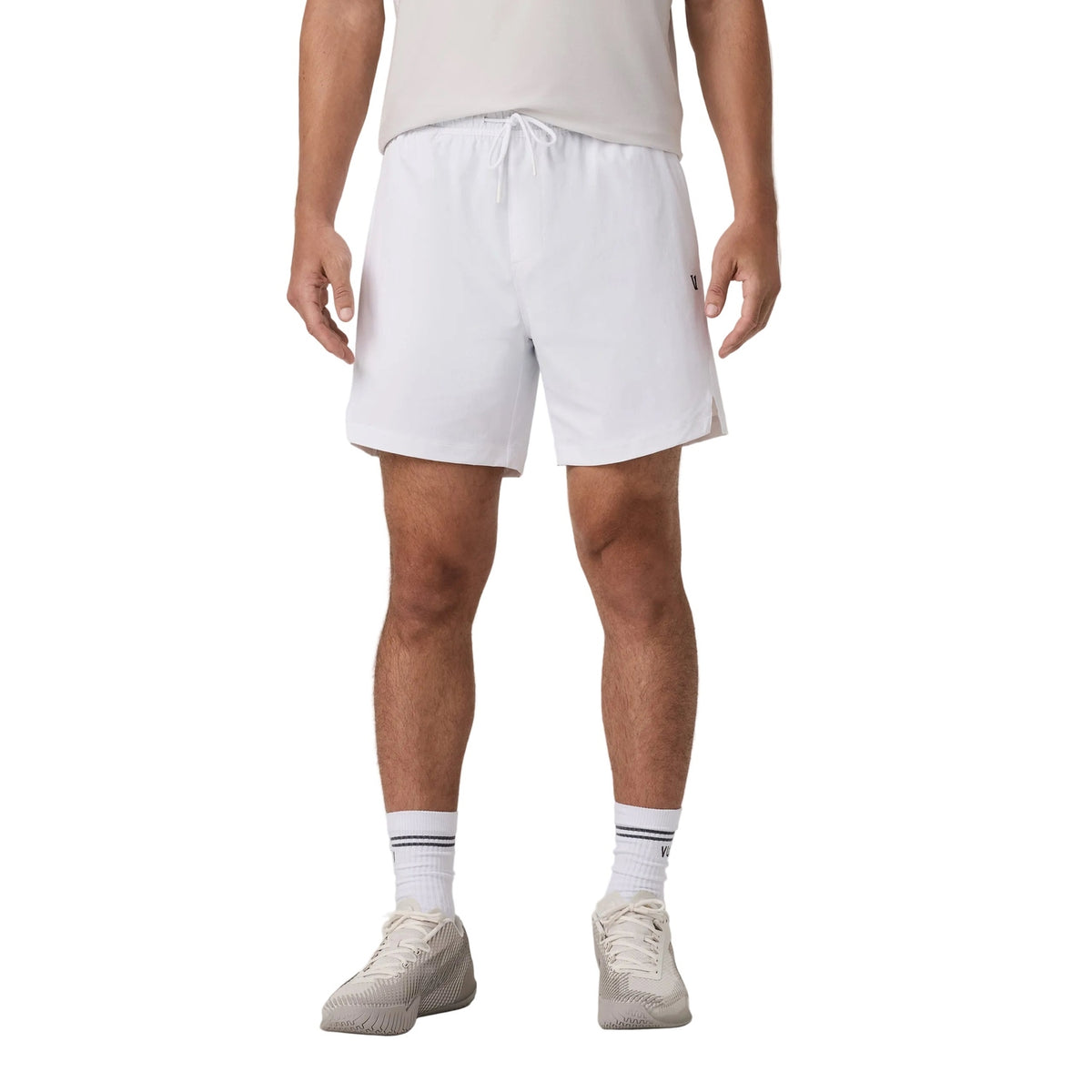 Men’s Crosscourt Short Unlined 7’’ Vuori - WHT WHITE / S