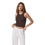 Women’s Pose Plyo Tank Vuori - FRS FRENCH ROAST / XS