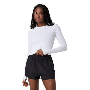Women’s Long Sleeve Seamless Surge Tee Vuori - WHT WHITE