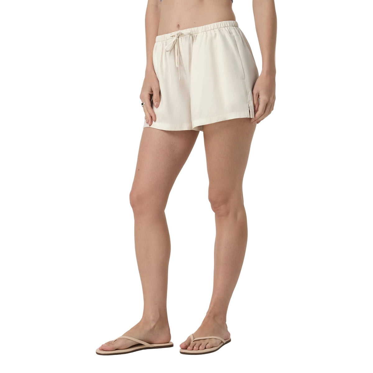 Women’s Trestles Twill Tie Short Vuori - NAT NATURAL / XS