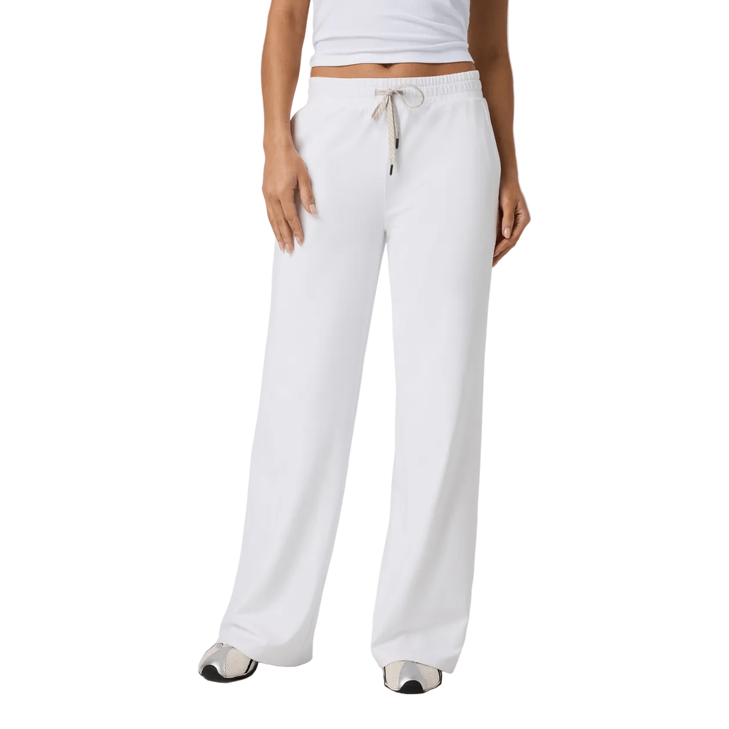 Women’s Halo Essential Wideleg Pant Vuori - WHT WHITE / L