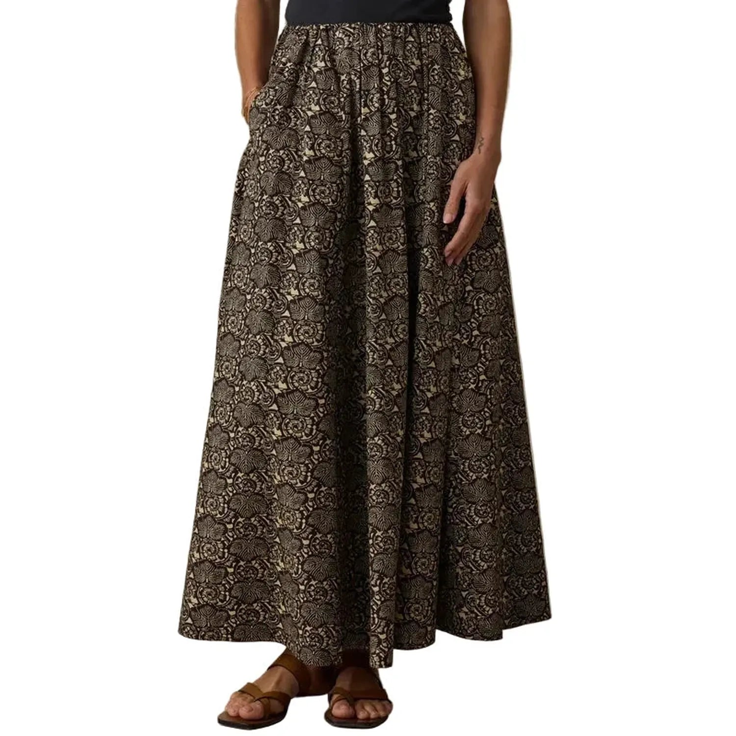 Women’s Coastal Poplin Nera Skirt Faherty - BNB NIGHT BLOOM