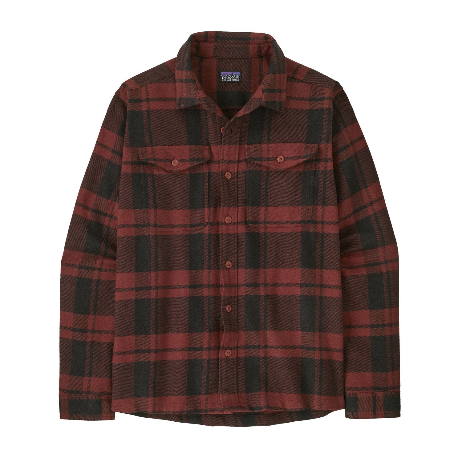 Men’s Fjord Flannel Shirt Patagonia - PDRU POWDER| RUSTY