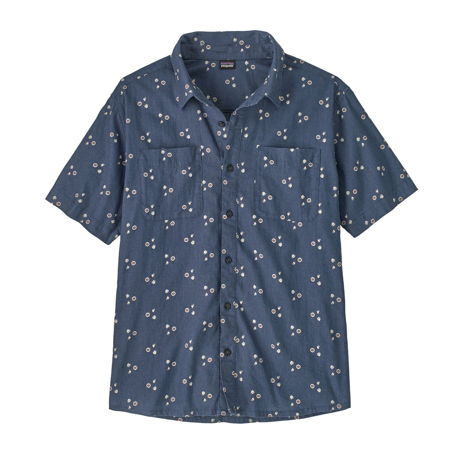 Men’s Back Step Shirt Patagonia - BQDO BOUQUET| DOLOMITE