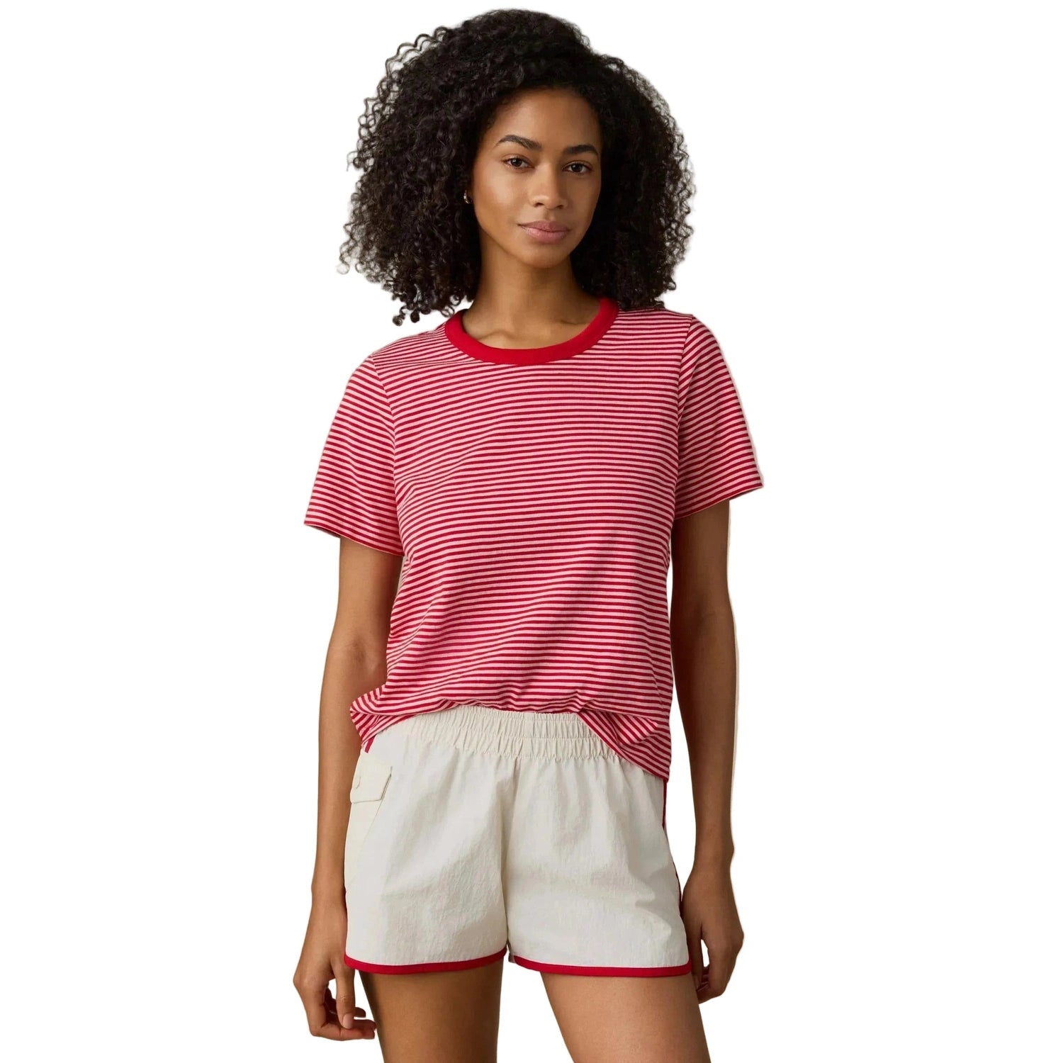 Women’s Sunwashed Essential Tee Faherty - FHZ FUCHSIA