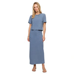 Women’s Gail Jersey Denim Midi Skirt Z Supply