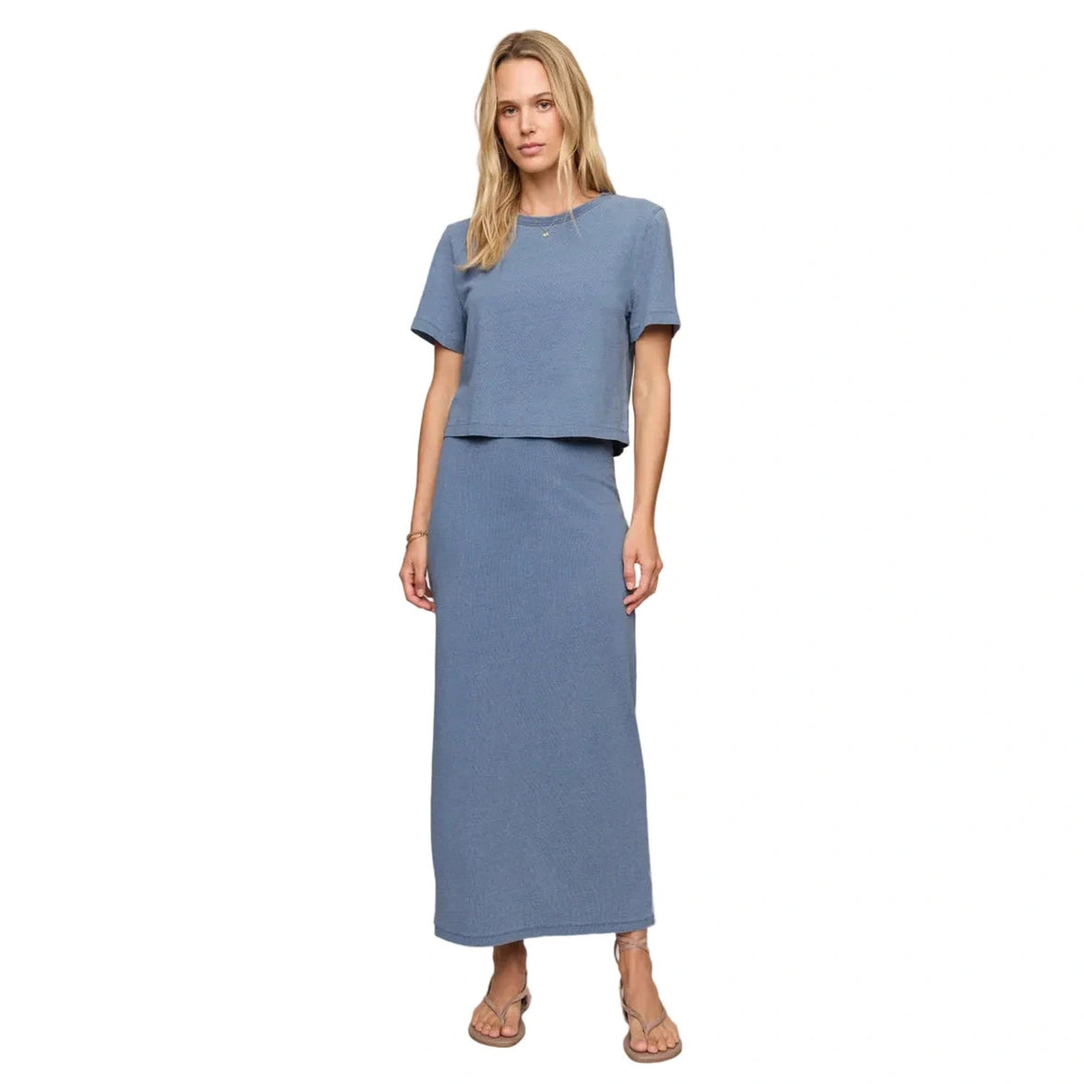 Women’s Gail Jersey Denim Midi Skirt Z Supply