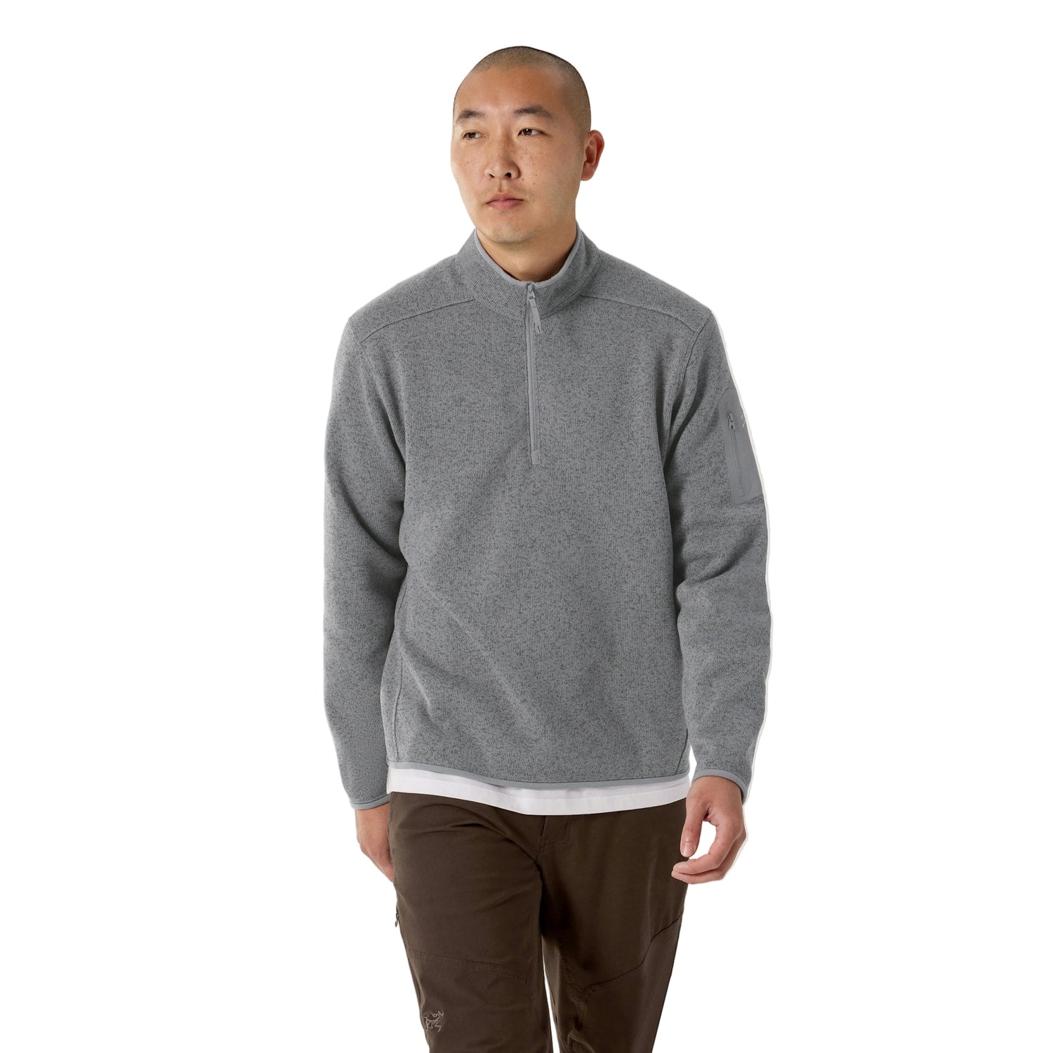 Men’s Covert 1/2 Zip Neck Arc’teryx - CLOUD HEATHER | VOID