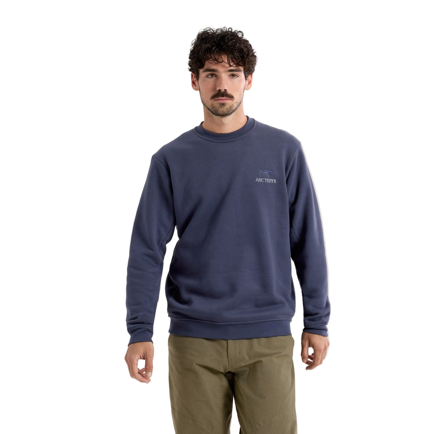 Men’s Emblem Fleece Crew Neck Pullover Arc’teryx - BLACK