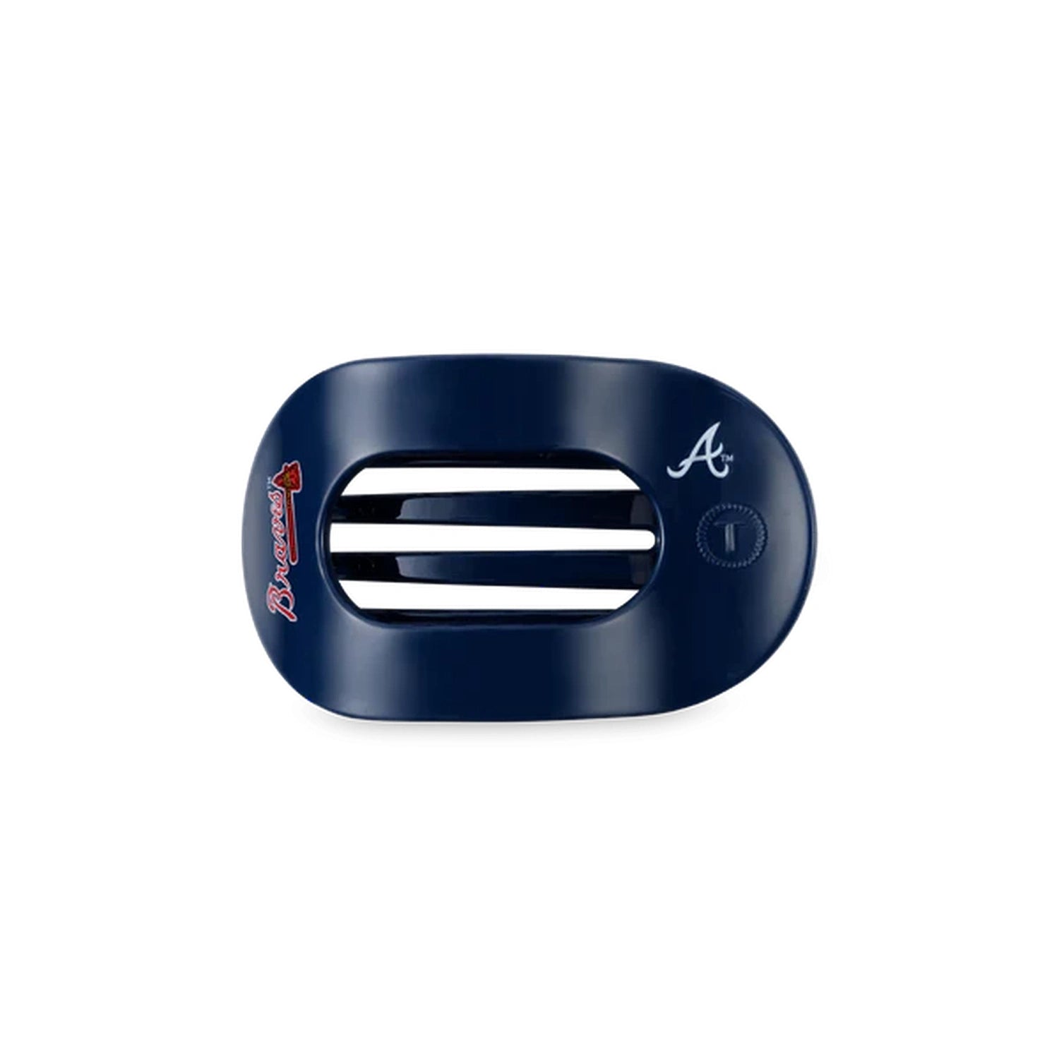 Flat Round Clip Teleties - ATLANTA BRAVES / LARGE