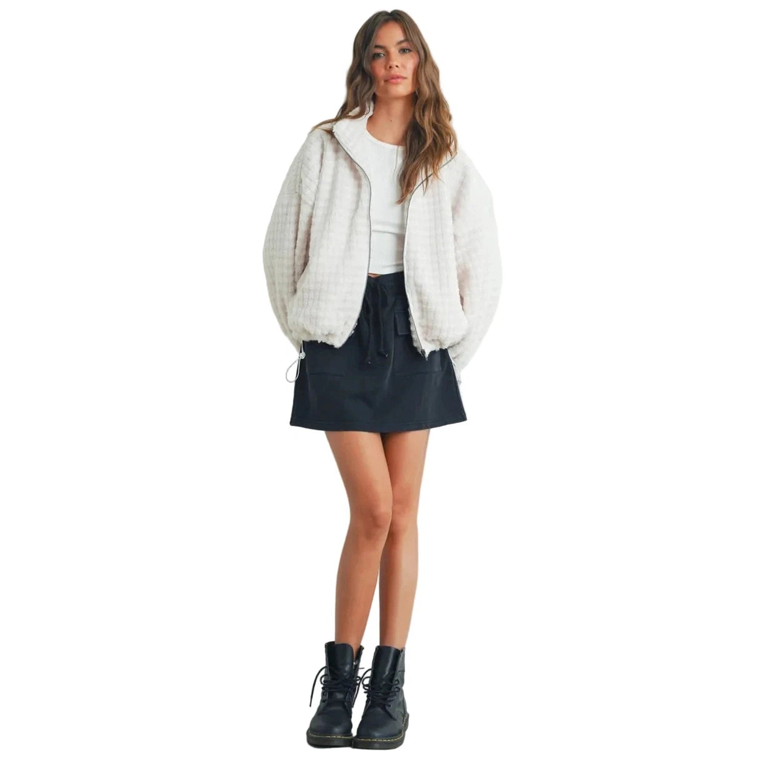Women's Collared Puffer Jacket
