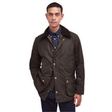 Men’s Ashby Wax Jacket Barbour - OLIVE / UK XXL|US XXL