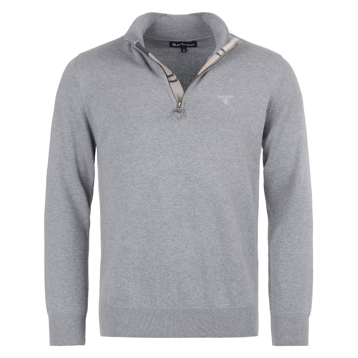 Men’s Cotton Half Zip Knitted Jumper Barbour