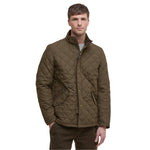 Men’s Shoveler Quilted Jacket Barbour - DARK OLIVE / UK