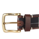 Men’s Tartan Leather Belt Barbour