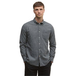 Men’s Turner Tailored Houndstooth Shirt Barbour - GREY MARL