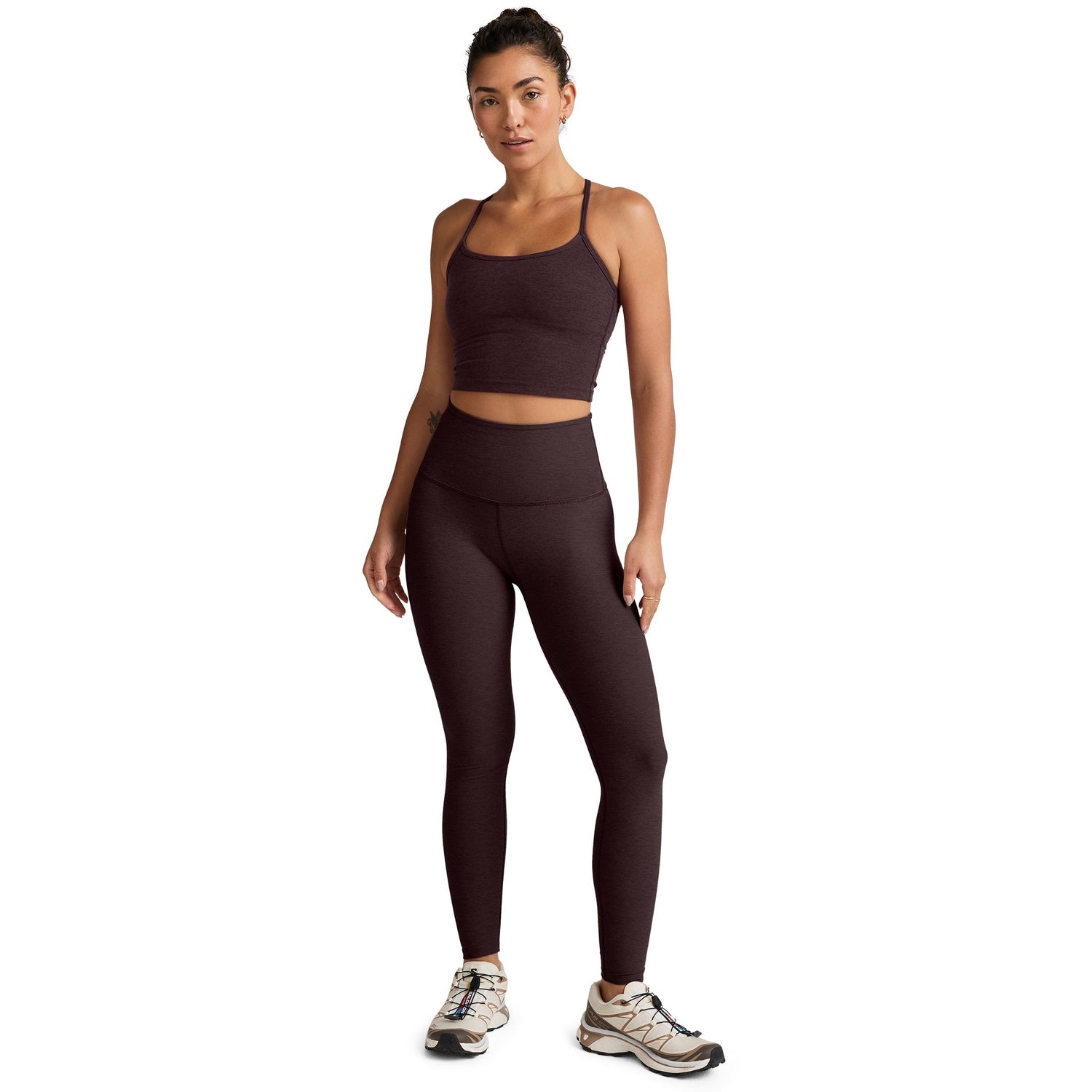 Women’s Spacedye Slim Racerback Cropped Tank Beyond Yoga