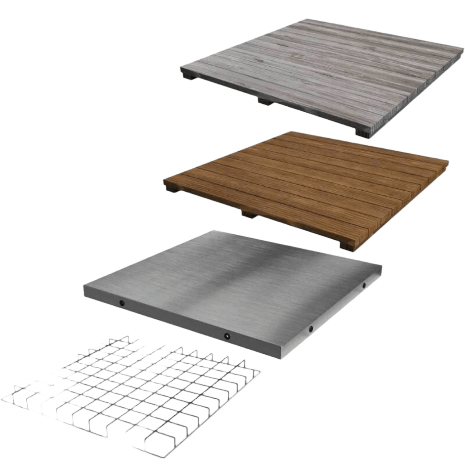 Acacia Wood Insert for Modular Nest Expansion Frame Big