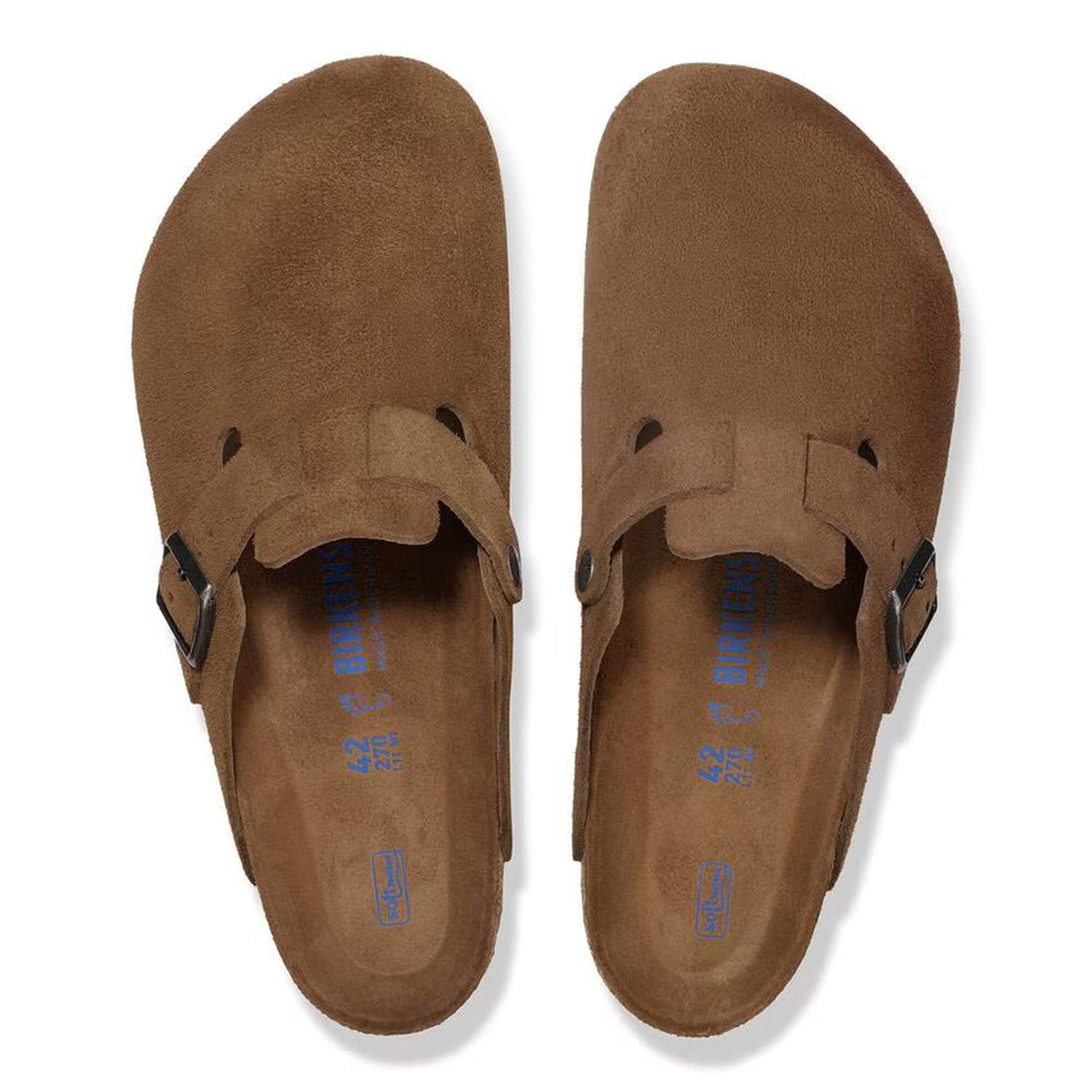 Boston Soft Footbed Suede Leather Birkenstock