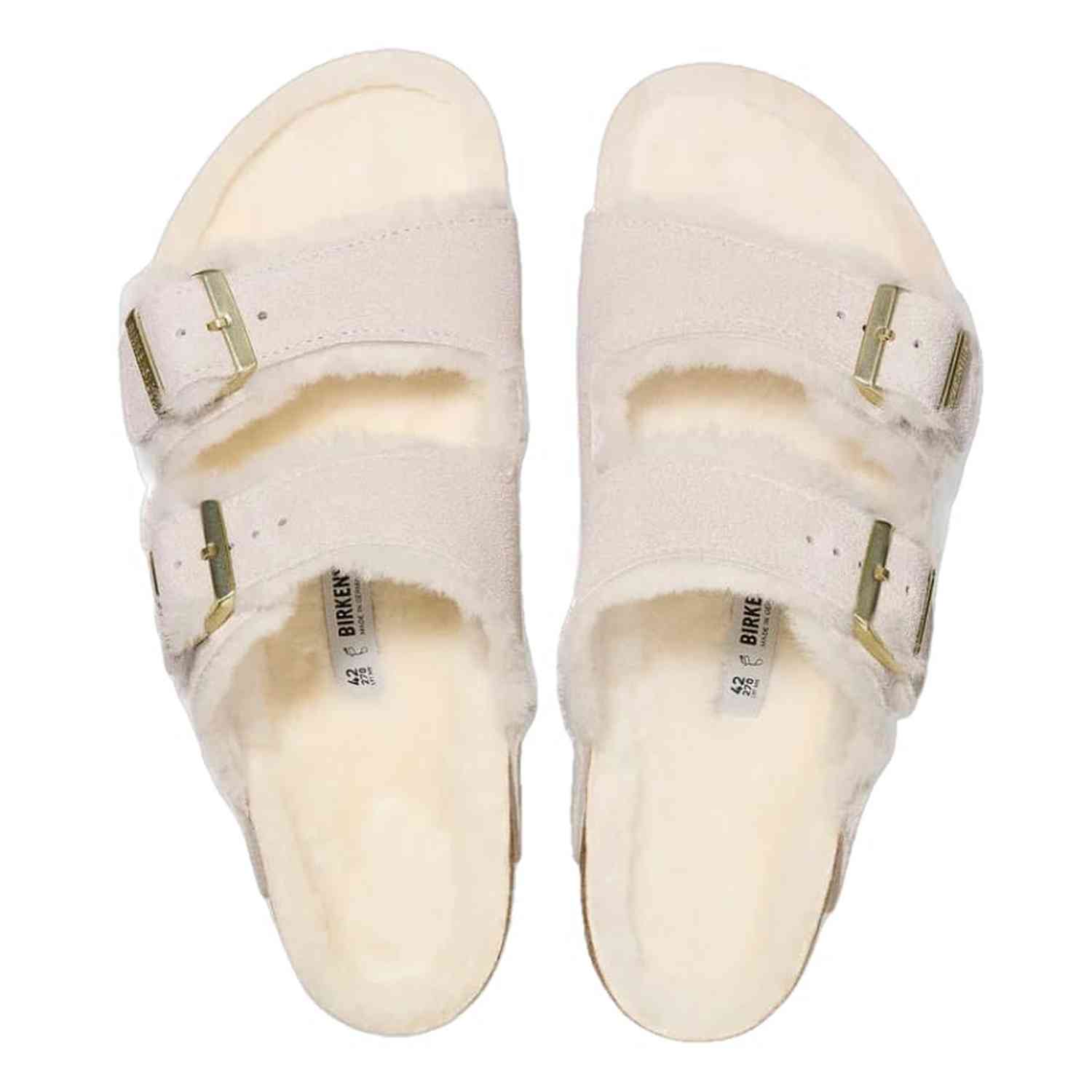 Women’s Arizona Shearling Suede Leather Birkenstock