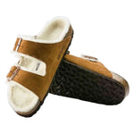Women’s Arizona Shearling Suede Leather Birkenstock