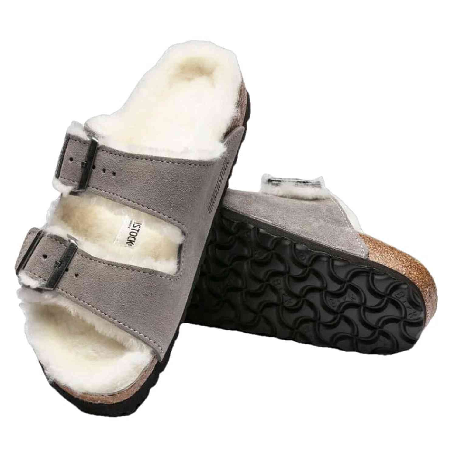 Women’s Arizona Shearling Suede Leather Birkenstock