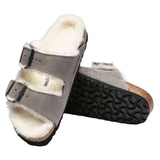 Women’s Arizona Shearling Suede Leather Birkenstock