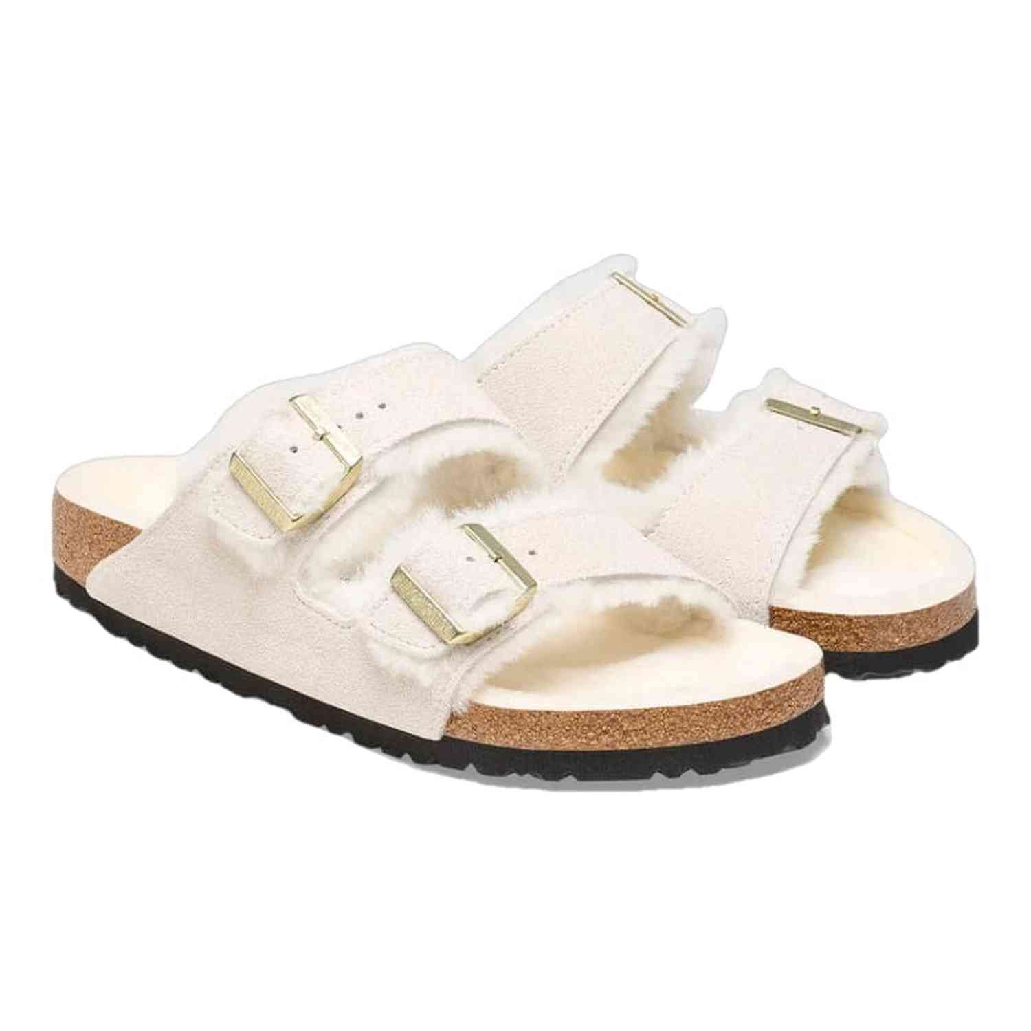 Women’s Arizona Shearling Suede Leather Birkenstock