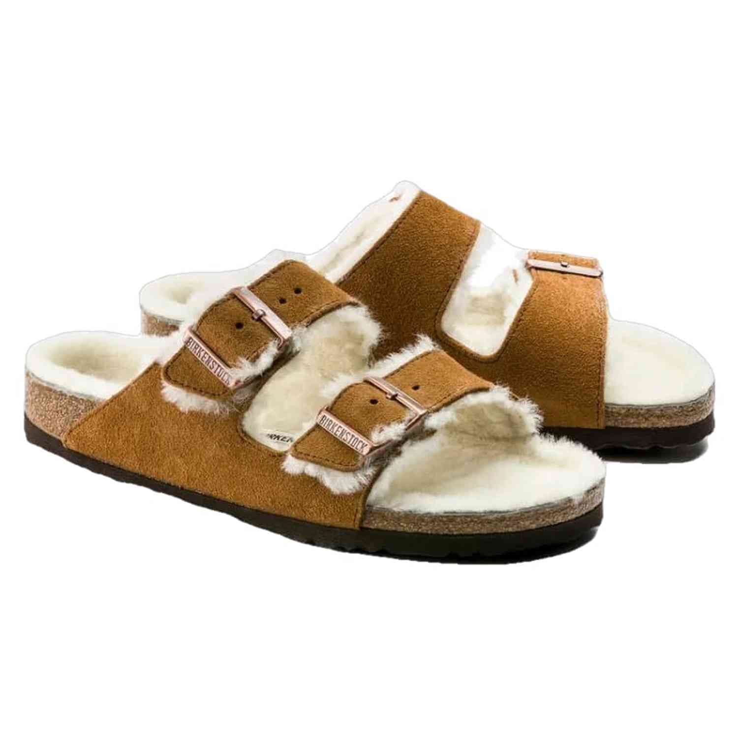 Women’s Arizona Shearling Suede Leather Birkenstock