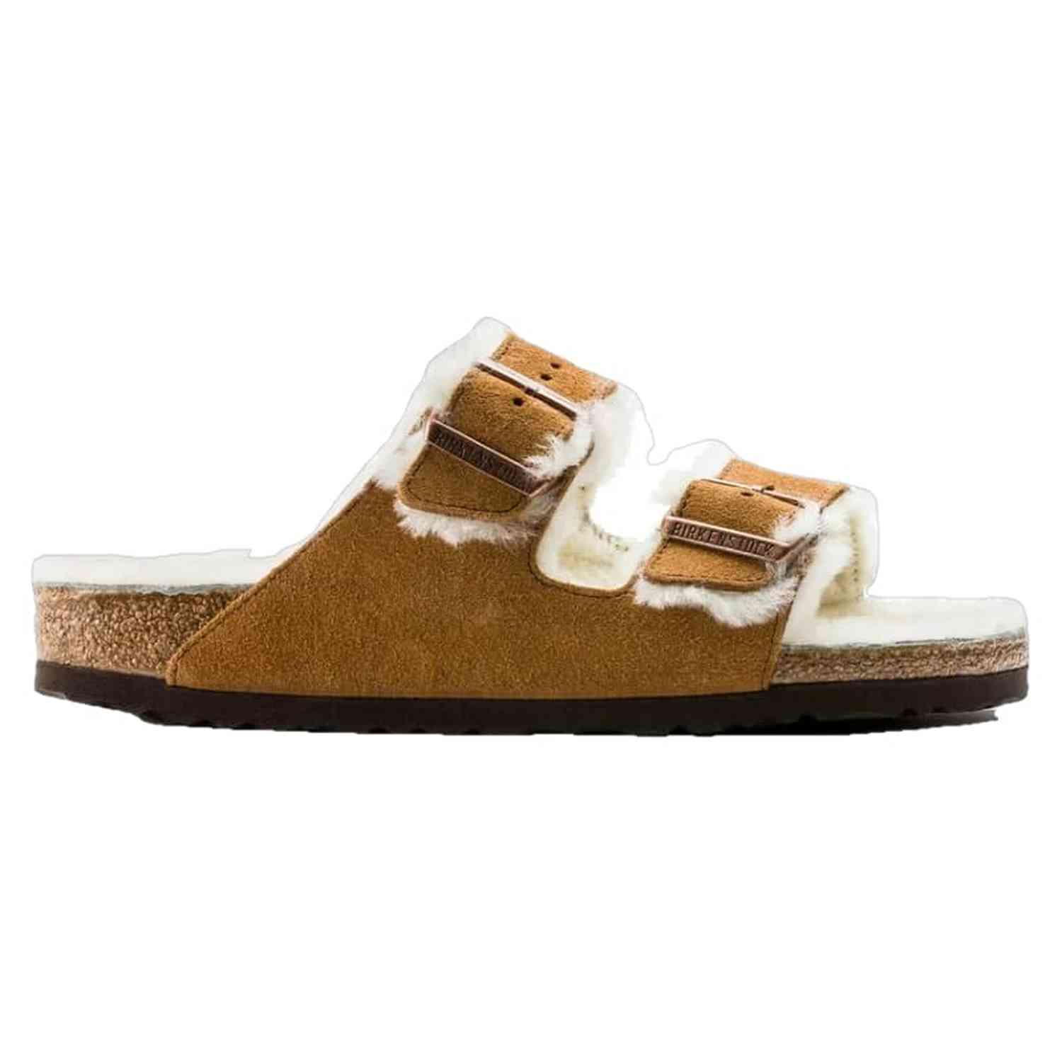 Women’s Arizona Shearling Suede Leather Birkenstock - MINK