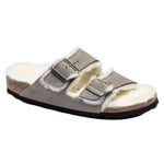 Women’s Arizona Shearling Suede Leather Birkenstock - STONE