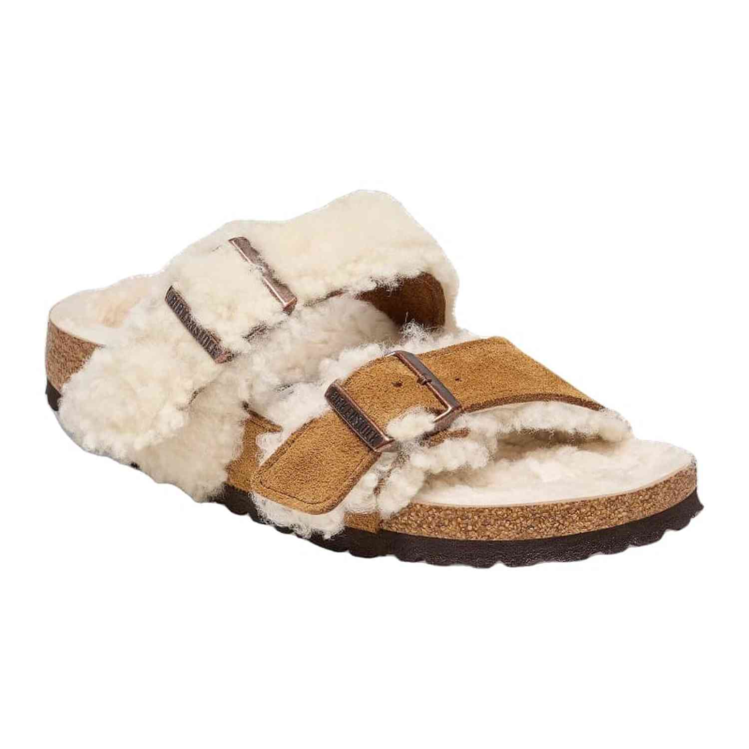 Women’s Arizona Shearling Suede Leather Birkenstock - TEDDY