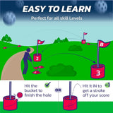 BucketGolf 6 Hole Bundle + 2 RH Clubs