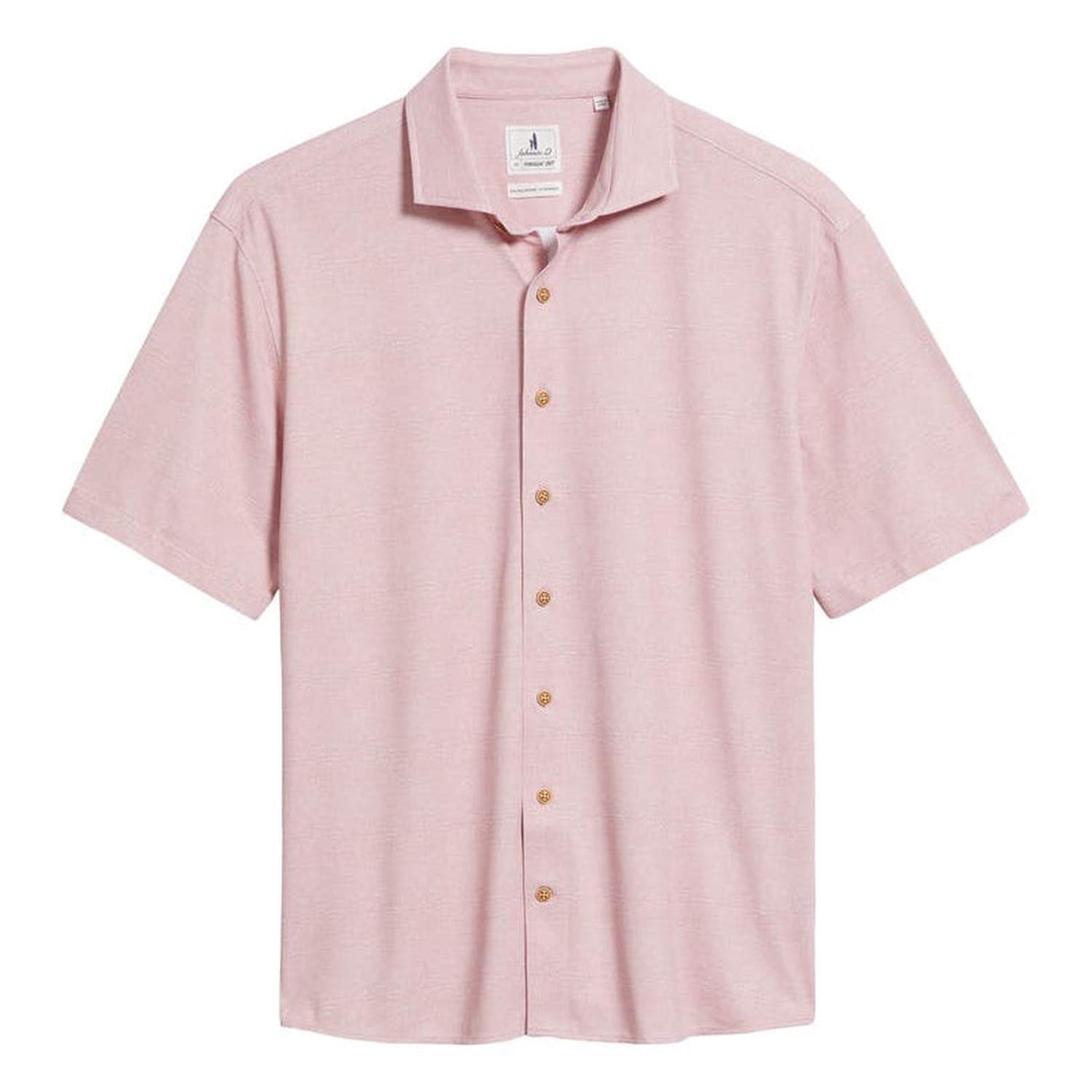 Men’s Breck Hangin’ Out Knit Short Sleeve Button-Up Shirt
