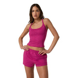 Women’s Halo Cross Back Tank Vuori - DFH DRAGONFRUIT