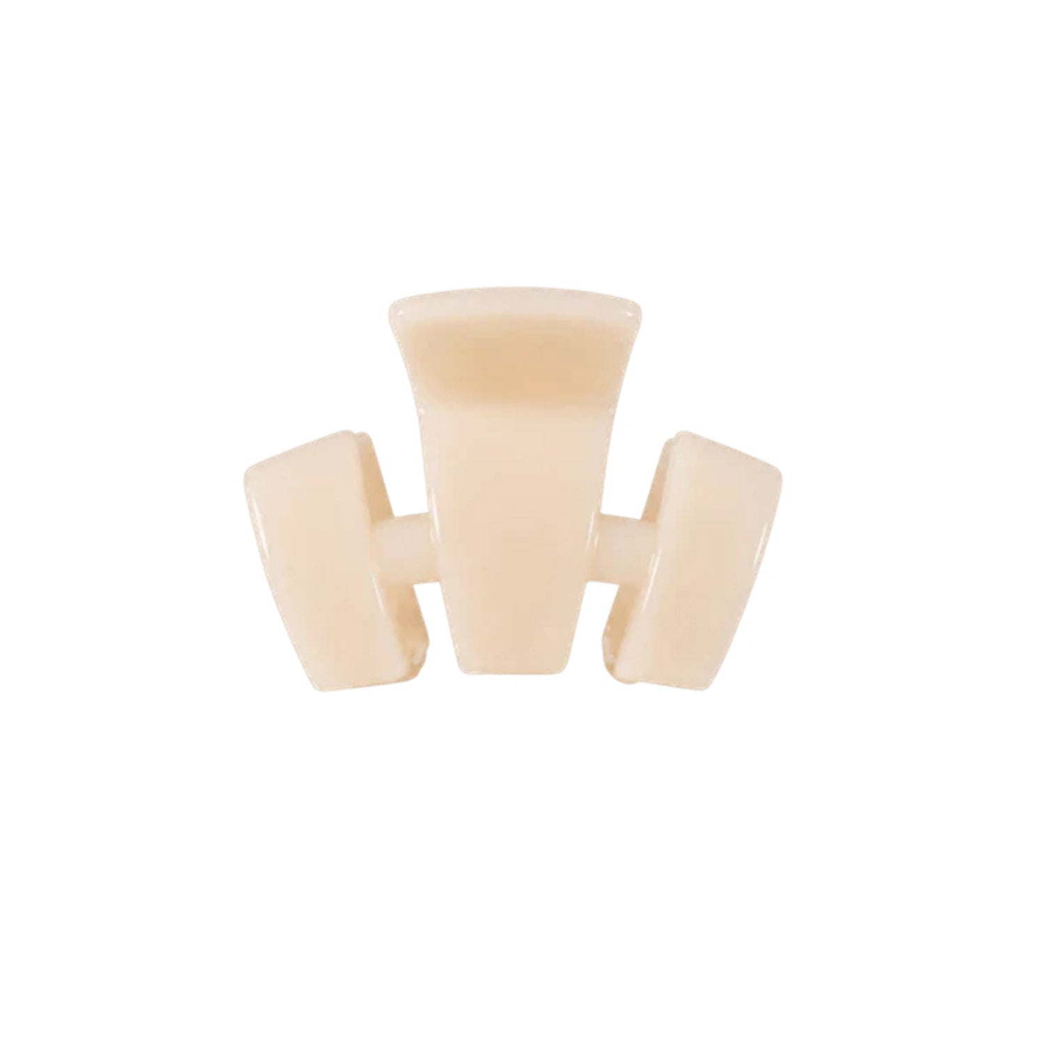 Hair Clip Teleties - OPEN ALMOND BEIGE / PETITE