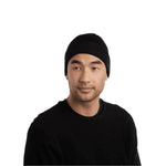 The FLT Recycled Polylana Knit Beanie Coal Headwear