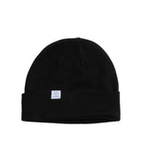 The FLT Recycled Polylana Knit Beanie Coal Headwear - BLACK
