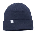 The FLT Recycled Polylana Knit Beanie Coal Headwear - NAVY