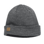 The Harbor Rib Knit Fisherman Beanie Coal Headwear