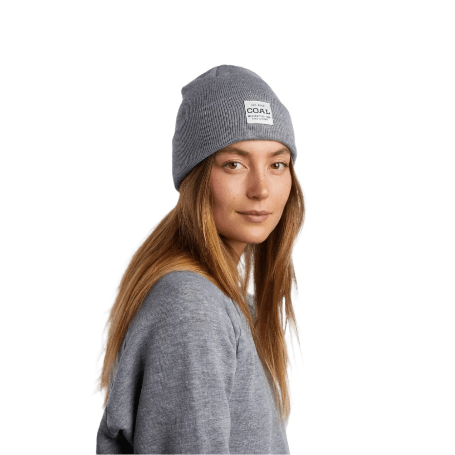 The Uniform Mid Recycled Knit Cuff Beanie Coal Headwear
