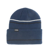 The Wayne Beanie Coal Headwear - NAVY|OFF WHITE