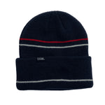 The Wayne Beanie Coal Headwear - NAVY|RED